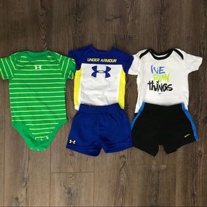 Lot Under Armour & Nike Baby Clothing
